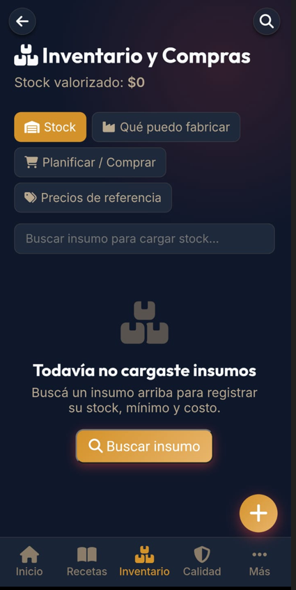 Inventario y compras